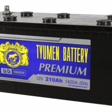 Аккумуляторная батарея TYUMEN BATTERY Premium 6СТ-210Ah 1420A  г.Тюмень