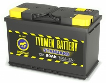 Аккумуляторная батарея TYUMEN BATTERY Standart 6СТ-90Ah 720A  г.Тюмень