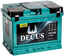 Аккумуляторная батарея DECUS 66Ah 760A