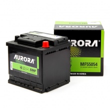 Аккумуляторная батарея AURORA 50Ah 420A MF-55054 L1 (L) кубик