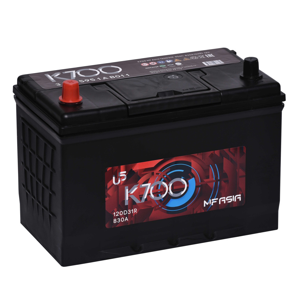 Аккумуляторная батарея K700 95Ah 830A 120D31R