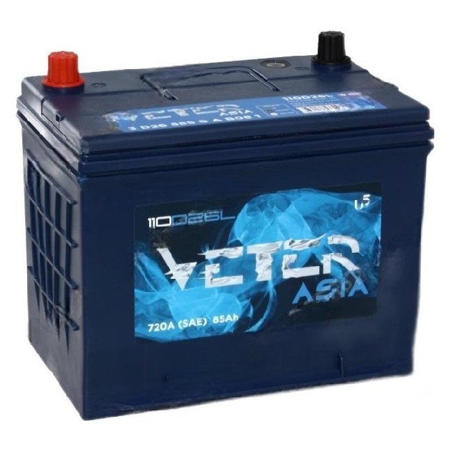 Аккумуляторная батарея VETER 85Ah 720A 110D26L