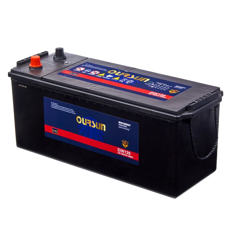 Аккумуляторная батарея OURSUN 120Ah 750A DIN120