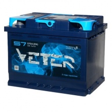 Аккумуляторная батарея VETER 60Ah 570A L2B