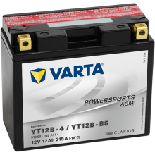 Аккумуляторная батарея VARTA 12Ач 215А YT12B-4/YT12B-BS AGM 512 901 019