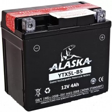 Аккумуляторная батарея ALASKA 4Ah YTX5L-BS